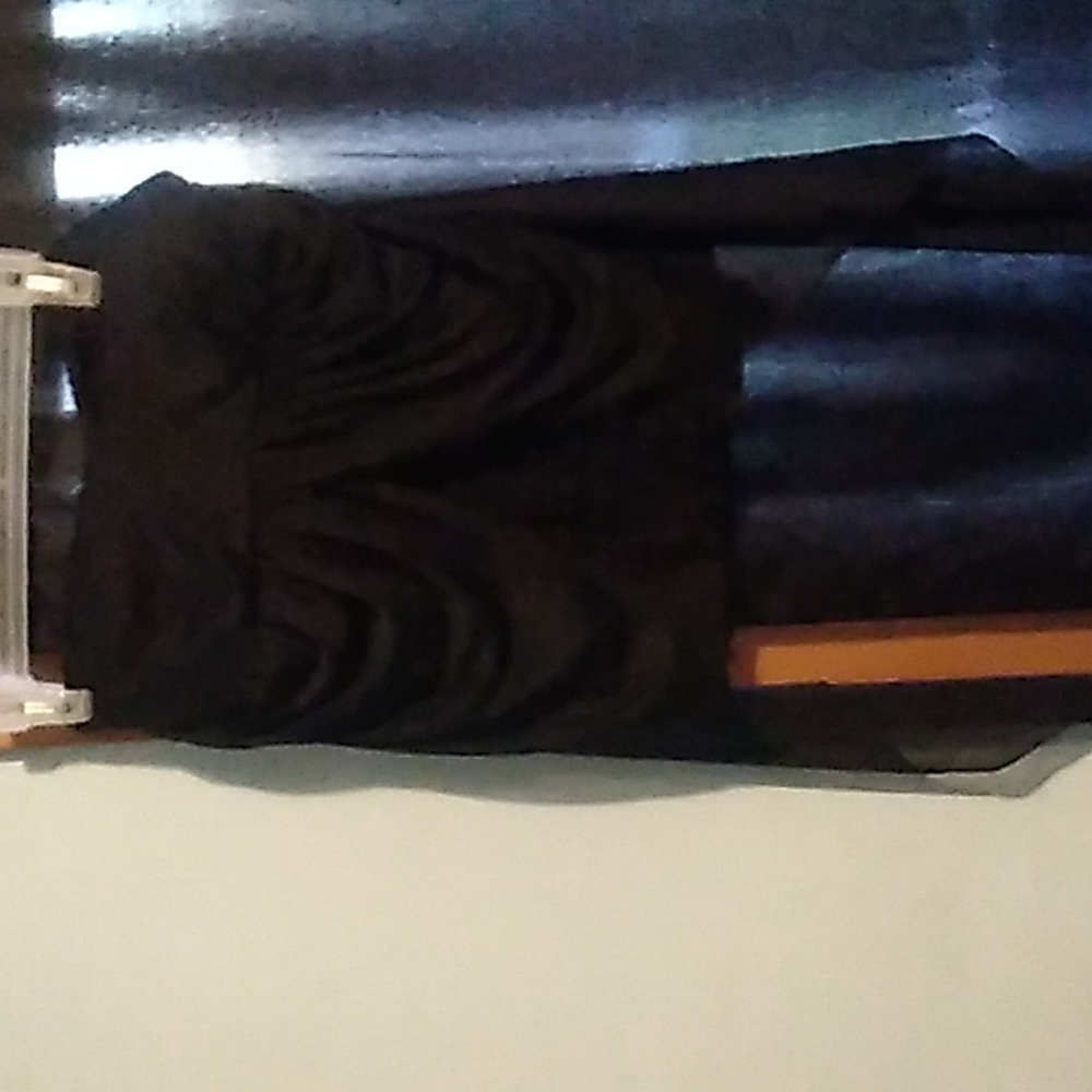 Black Ruffles tube top